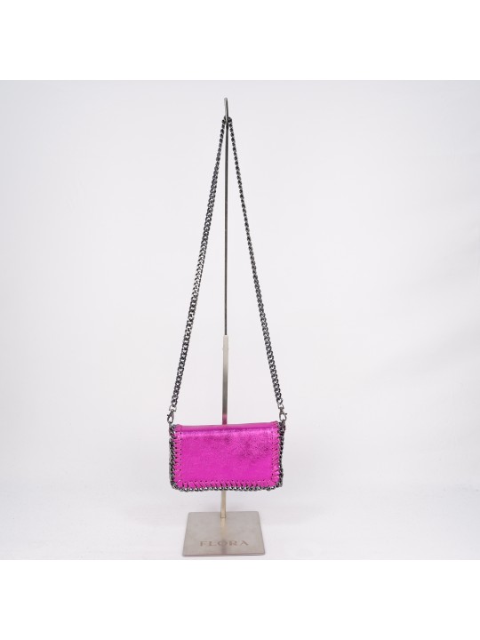 Bolso Bandolera de Piel para Mujer con Efecto Metalizado y Compartimentos.  Mayorista B2B Online