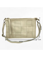 Bolso de Piel Tejido Beige – Modelo 0625 | Venta al por Mayor - Image 2