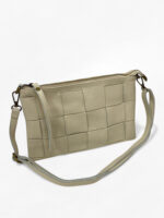 Bolso de Piel Tejido Beige – Modelo 0625 | Venta al por Mayor