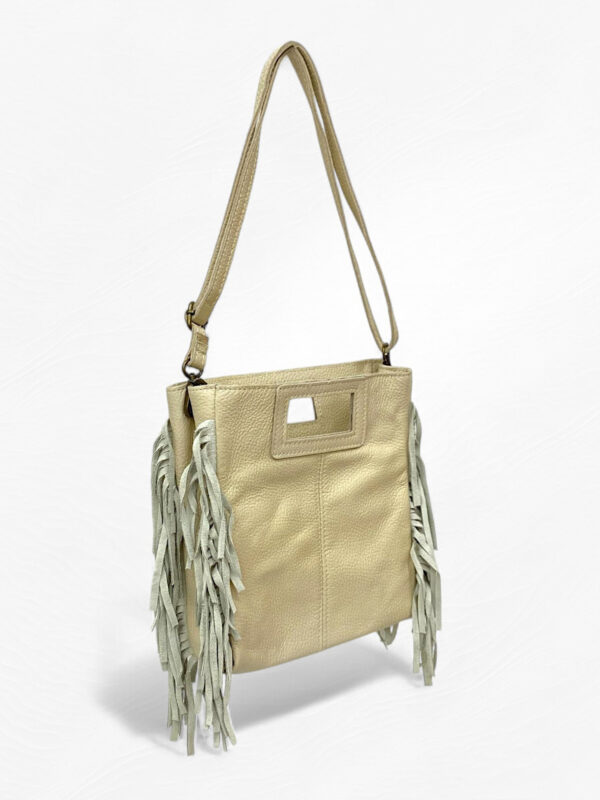 Bolso de Piel con Flecos Laterales – Modelo 0844 | Venta al por Mayor - Image 1
