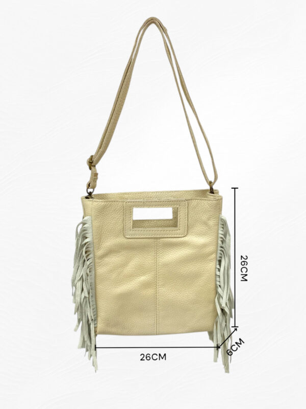 Bolso de Piel con Flecos Laterales – Modelo 0844 | Venta al por Mayor - Image 3