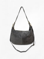 Bolso Bandolera de Ante Gris Modelo 1045 – 23x36x1cm | Venta al por Mayor - Image 2