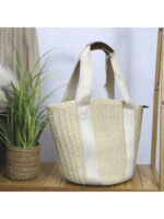 Bolso de Verano de Paja con Asas Largas – Modelo 28013 | Venta al por Mayor - Image 3