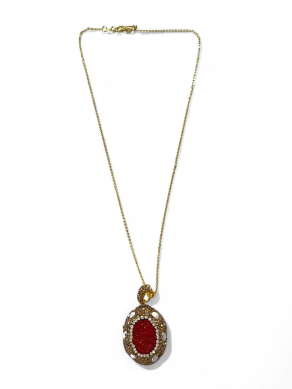 Collar con Colgante de Piedra Única – Modelo 386071 | Joyería Elegante | Venta al por Mayor - Image 4