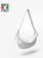 Bolso Hobo de Piel Auténtica para Mujer con Correa Ajustable – Modelo 0946 (21×30×11 cm, 350 g) | Hecho en Italia | Venta al por Mayor