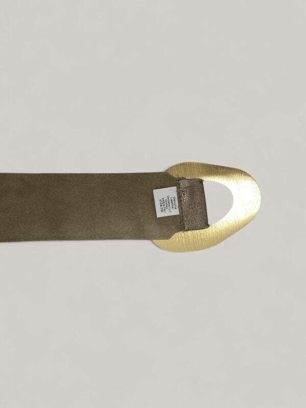 Cinturón de Piel para Mujer con Hebilla Ovalada – Modelo C010-01 | 100% Cuero Natural | Hecho en Italia | Venta al por Mayor - Image 2