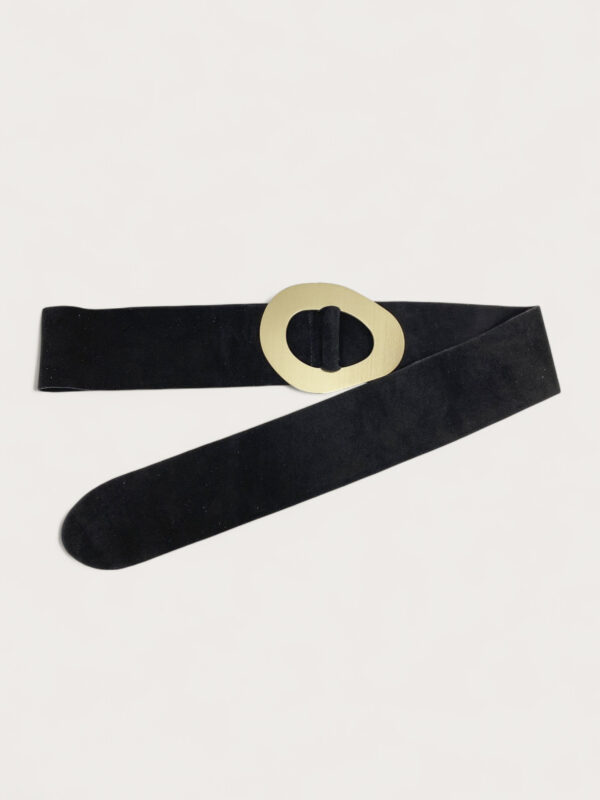 Cinturón de Piel para Mujer con Hebilla Ovalada – Modelo C010 | 100% Cuero Natural | Hecho en Italia | Venta al por Mayor - Image 1
