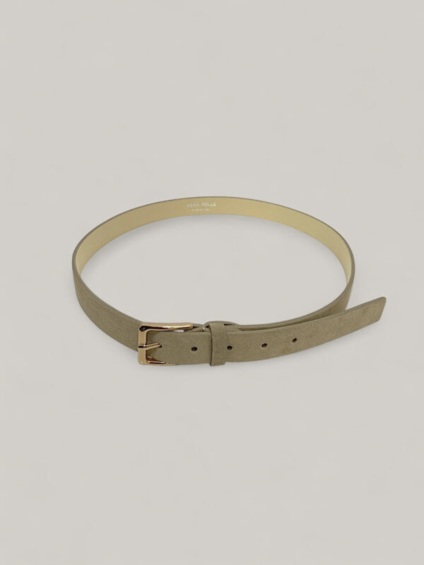Cinturón Clásico de Mujer en Serraje Natural – Modelo C101 | Hecho en Italia | Venta al por Mayor - Image 1