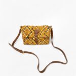 Bolso Mini Shopper de Rafia y Piel para Mujer – Modelo XY-2525 (17×22×6 cm, 250 g) | Venta al por Mayor