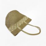 Bolso Shopper de Rafia y Piel para Mujer – Modelo XY-2520 (32×42×22 cm, 350 g) | Venta al por Mayor - Image 2