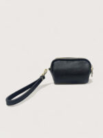 M079 Cartera Cuadrada Redonda de Piel Natural | Hecho en Italia | Venta al por Mayor