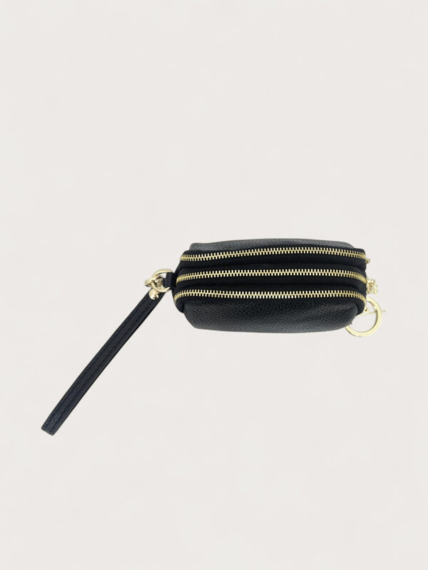 M079 Cartera Cuadrada Redonda de Piel Natural | Hecho en Italia | Venta al por Mayor - Image 3