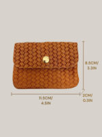 M350 Cartera de Piel Tejida con Cierre Metálico | Hecho en Italia | Venta al por Mayor - Image 4
