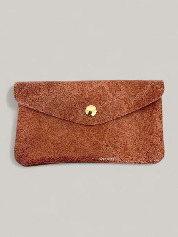 M450 Cartera Larga de Piel con Textura de Serpiente | Hecho en Italia | Venta al por Mayor - Image 1