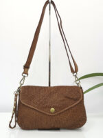 Bolso de Piel Lavada para Mujer con Correa Ajustable – Modelo V082 (30×20×5 cm, 200 g) | Venta al por Mayor