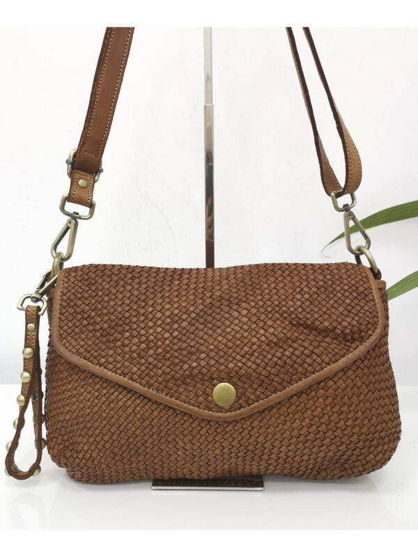 Bolso de Piel Lavada para Mujer con Correa Ajustable – Modelo V082 (30×20×5 cm, 200 g) | Venta al por Mayor - Image 2
