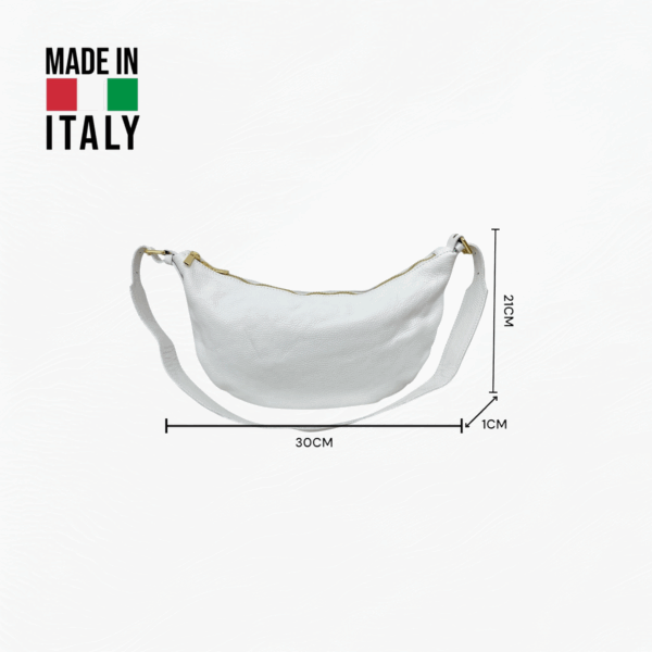 Bolso Hobo de Piel Auténtica para Mujer con Correa Ajustable – Modelo 0946 (21×30×11 cm, 350 g) | Hecho en Italia | Venta al por Mayor - Image 2