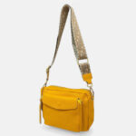 Bolso bandolera mostaza con múltiples bolsillos y correa ajustable 0845 - Image 2