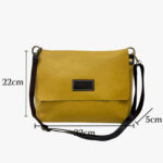 Bolso bandolera de piel auténtica para mujer – Fabricado en Italia 0998 - Image 4