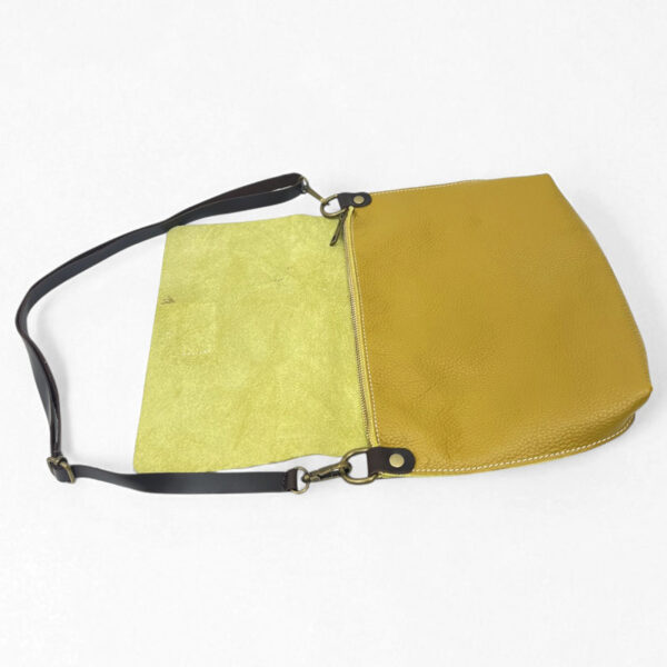Bolso bandolera de piel auténtica para mujer – Fabricado en Italia 0998 - Image 2