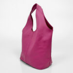 Bolso hobo de cuero vegano con monedero – Rosa fucsia, gran capacidad y estilo casual 0766 - Image 4