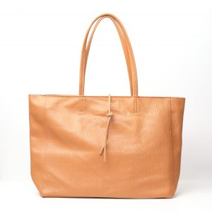 Bolso shopper de piel 