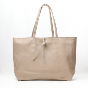Bolso shopper de piel 