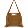 Bolso de Ante con Flecos Laterales