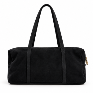 Bolso de Piel de Serraje con Asas Largas