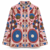 Chaqueta de Algodón 100% con Bordados Florales Étnicos