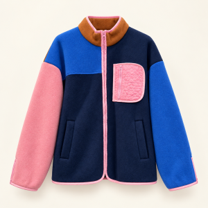 Chaqueta Mujer Estilo Motero con Cremallera y Cinturón Ajustable